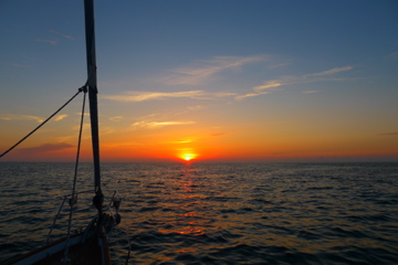 Afscheid van de zee.