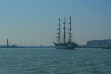 Vlootschouw bij Blankenberge