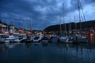 Storm op komst in  Dartmouth.