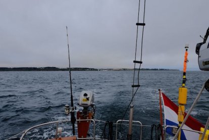 Vertrek uit Le Palais.