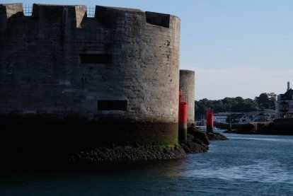 Ville Close bij half tij.