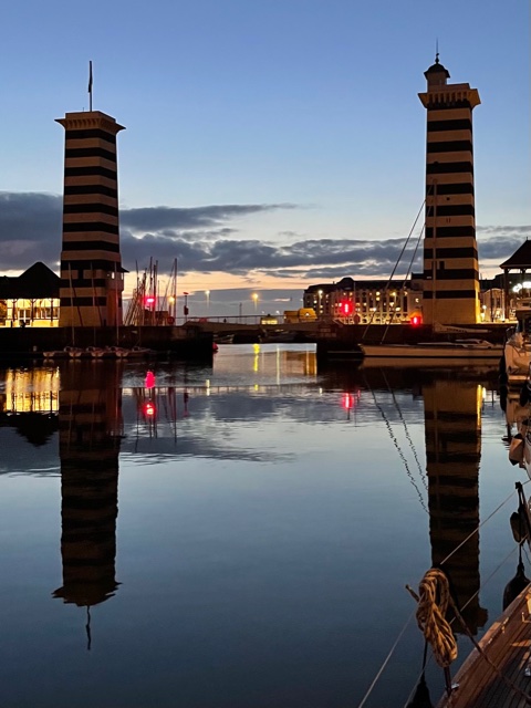 Uitzicht vanaf Pietertje2 in Deauville .