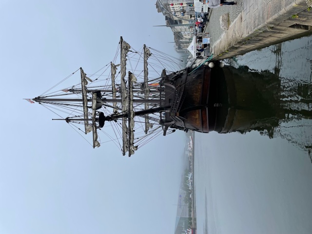 Het galjoen in Cherbourg.