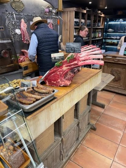 De vegetariers hebben het moeilijk in Saint Vaast.