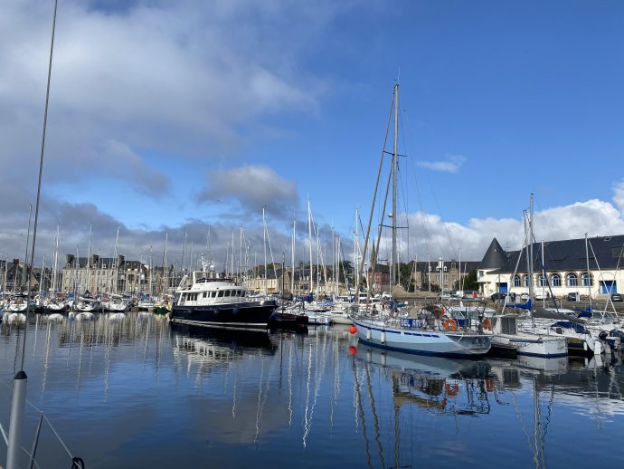 De lucht klaart weer op in Paimpol.
