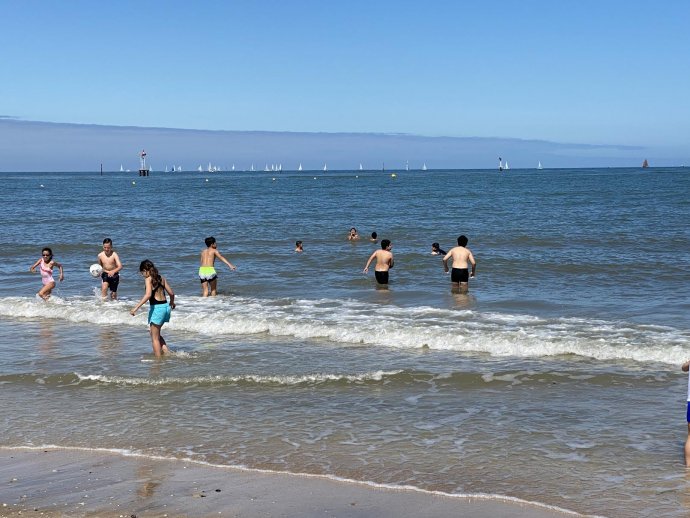 Strandweer in Trouville-sur-Mer
