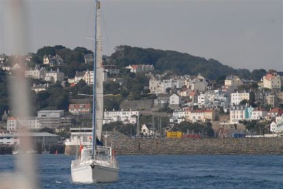 Aanloop St. Peter Port Guernsey