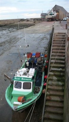 Ook de vissersboten vallen droog