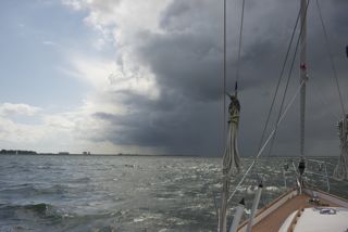 Donder en bliksem als afscheid