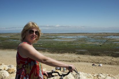 Zonnig fietsweer op Ile D' Oléron.