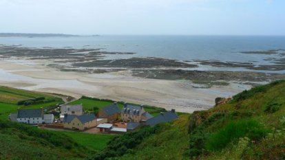 Het uitzicht bij Faulkner Fisheries